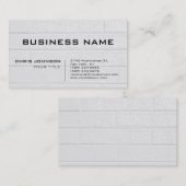 クリエイティブグレーウォールトレンディーコンサルタスタイリッシュント 名刺 (正面/裏面)