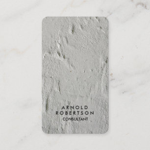 クリエイティブグレーウォールモダンエレガント 名刺
