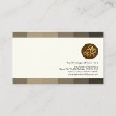 クリエイティブグレーシェードパネルキャリアヘッドハンター 名刺 (裏面)