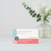 クリエイティブグローバルコ縁どーナーモチーフドナアジエンダ 名刺 (スタンド正面)