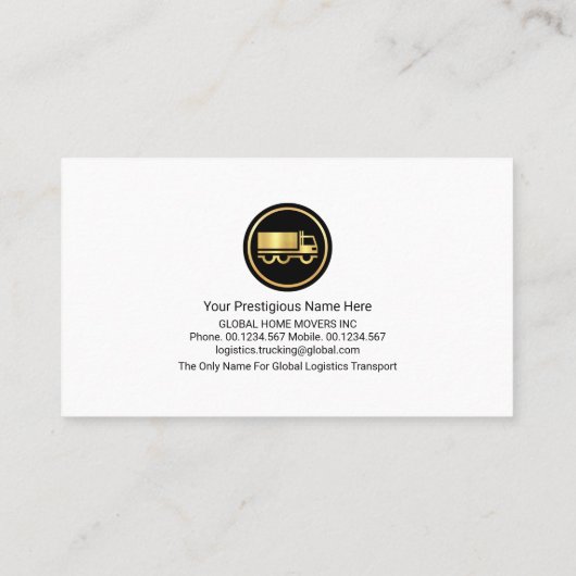 クリエイティブグローバル明細行のインポートのエクスポート 名刺 (裏面)