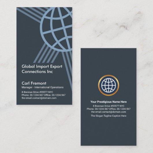 クリエイティブグ縁どローバルフレーム読み込み書き出し 名刺 (正面/裏面)