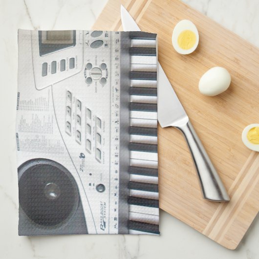 クリエイティブコーナー:ミュージカルタペストリー キッチンタオル (四つ折り)