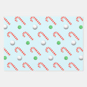クリエイティブゴルフクリスマスホリデーギフト ラッピングペーパーシート (正面3)