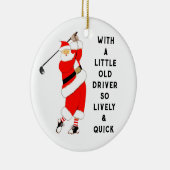 クリエイティブゴルフクリスマス セラミックオーナメント (右)