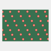 クリエイティブゴルフクリスマス ラッピングペーパーシート (正面3)