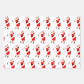 クリエイティブゴルフクリスマス ラッピングペーパーシート (正面)