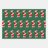 クリエイティブゴルフクリスマス ラッピングペーパーシート (正面)