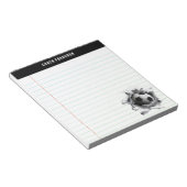 クリエイティブサッカーギフトアイディア ノートパッド (アングル)