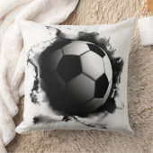 クリエイティブサッカーデコール クッション (ブランケット)