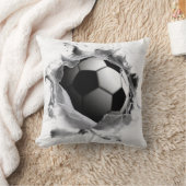 クリエイティブサッカーデコール クッション (ブランケット)
