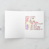 クリエイティブサポートを提供する祈りの言葉方法。 カード (内部)