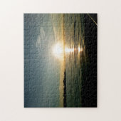 クリエイティブサンセットブリッジ水写真ジグソーパズル ジグソーパズル (縦)