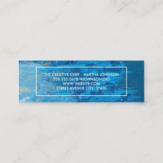 クリエイティブシェフ |料理器具 |アーモダント スキニー名刺 (裏面)