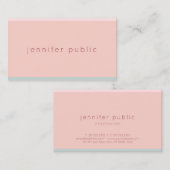 クリエイティブシックピンクグリーンモダンシンプルテンプレート 名刺 (正面/裏面)