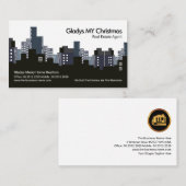 クリエイティブシティスカイラインシルエットホーム気に不動産仲介業者 名刺 (正面/裏面)