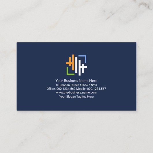 クリエイティブシルバーリバーコラムシビルエンジニアリング 名刺 (裏面)