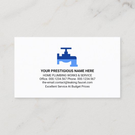 クリエイティブシルバー給排水衛生設備配管ツール画層 名刺 (裏面)