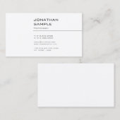 クリエイティブシンプルグラフィックデザイントレンディープモダンラン 名刺 (正面/裏面)