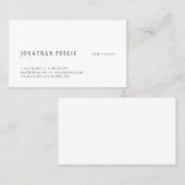 クリエイティブシンプルデザインエレガントテンプレートモダン 名刺 (正面/裏面)