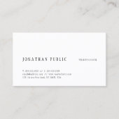 クリエイティブシンプルデザインエレガントテンプレートモダン 名刺 (正面)