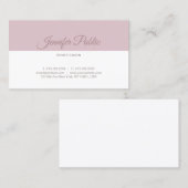 クリエイティブシンプルデザインプロフェッショナルプレーンモダン 名刺 (正面/裏面)