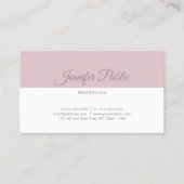 クリエイティブシンプルデザインプロフェッショナルプレーンモダン 名刺 (正面)