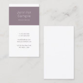 クリエイティブシンプルデザインモダントレンディーラグジュアリーサロン 名刺 (正面/裏面)