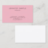 クリエイティブシンプルプロフェッショナルモダンピエレガントンク 名刺 (正面/裏面)