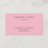 クリエイティブシンプルプロフェッショナルモダンピエレガントンク 名刺 (正面)