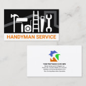 クリエイティブシンプル屋上の手利道具 名刺 (正面/裏面)