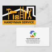 クリエイティブシンプル手利具屋上 名刺 (正面/裏面)