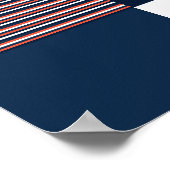 クリエイティブジオメトリックモダンス：シームレスデザイン ポスター (角)