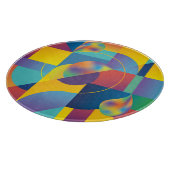 クリエイティブジオメトリック:抽象芸術ヴィンテージカバー。 カッティングボード (角)