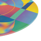 クリエイティブジオメトリック:抽象芸術ヴィンテージカバー。 カッティングボード (角)