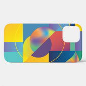 クリエイティブジオメトリック:抽象芸術ヴィンテージカバー。 Case-Mate iPhoneケース (裏面 (横))