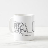 クリエイティブジュースの両面 コーヒーマグカップ (正面左)