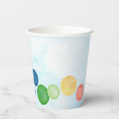 クリエイティブジュースアートパーティーカップ 紙コップ (裏面)