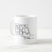 クリエイティブジュース右手マグカップ コーヒーマグカップ (正面左)