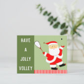 クリエイティブスカッシュプレーヤークリスマス シーズンポストカード (スタンド正面)