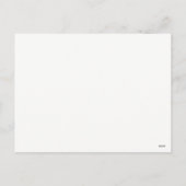 クリエイティブスカッシュプレーヤークリスマス シーズンポストカード (裏面)