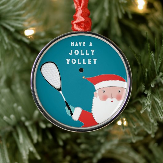 クリエイティブスカッシュプレーヤースポーツコレクション メタルオーナメント (ツリー)