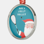 クリエイティブスカッシュプレーヤースポーツコレクション メタルオーナメント (左)