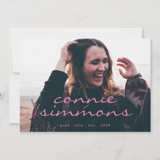 クリエイティブスクリプトデザイナーグラッド大学院2枚 案内状 (正面)