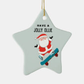 クリエイティブスケートボーディングホリデーギフト セラミックオーナメント (右)