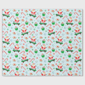 クリエイティブスケートボードクリスマス ラッピングペーパー (フラット)