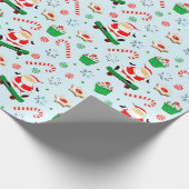 クリエイティブスケートボードクリスマス ラッピングペーパー (角)