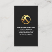 クリエイティブスタイリッシュカラフルホーム修理 名刺 (裏面)