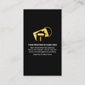 クリエイティブスタイリッシュカラフルホー絵画ム 名刺 (裏面)