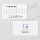 クリエイティブスタイリッシュ建築鉄筋エンジニアリング 名刺 (正面/裏面)